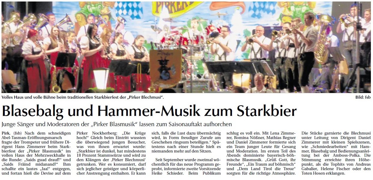 Pirker Starkbierfest 2018